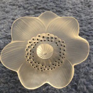 Lalique Crystal flower